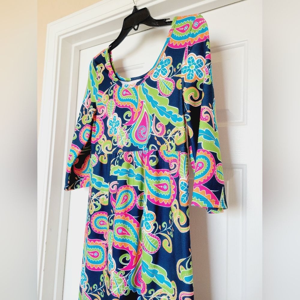 Vintage Lolly Wolly Doodle Paisley Dress - Picture 2 of 7
